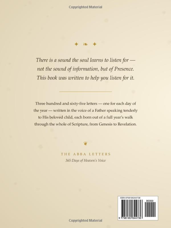 The Abba Letters: 365 Days of Heaven's Voice by Timothy Holt