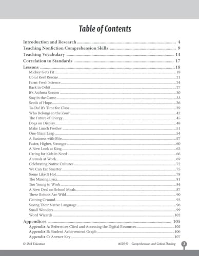 Comprehension and Critical Thinking Grade 3 (Comprehension & Critical Thinking) by Lisa Greathouse