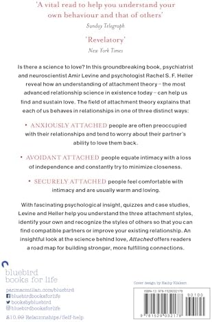 Attached: Are you Anxious, Avoidant or Secure? How the science of adult attachment can help you find – and keep – love by Amir Levine