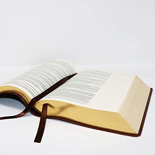 KJV Large Print Bible, Journal the Word, Reflect, Journal or Create Art Next to Your Favorite Verses (Brown Bonded Leather, Red Letter: King James Version) by Thomas Nelson