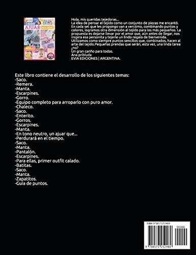 Dos agujas: Ajuar para bebés (TEJIDO 2 AGUJAS, CROCHET Y OTRAS TECNICAS) (Spanish Edition) by Evia Ediciones