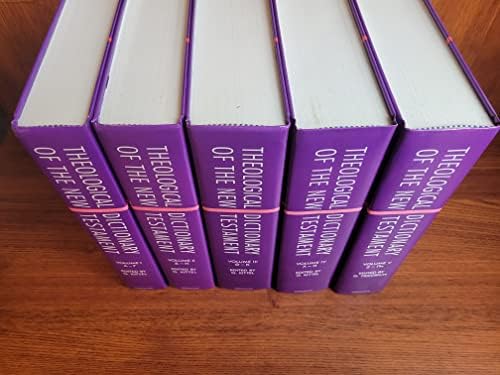 THEOLOGICAL DICTIONARY OF THE NEW TESTAMENT: VOLUMES I - X. 10 vols. Translated & edited by Geoffrey W. Bromiley. Index (Vol. X) compiled by Ronald Pitkin. by Gerhard & Gerhard Friedrich (editors). Kittel
