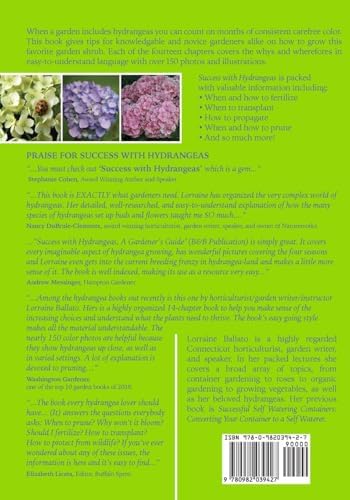Success With Hydrangeas: A Gardener's Guide by Lorraine Ballato