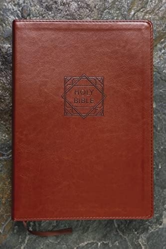 NASB, Super Giant Print Reference Bible (Font Size: 16.5-point), Leathersoft, Brown, Red Letter, 1995 Text, Comfort Print by Zondervan