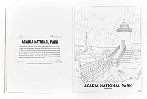 The Art of the National Parks: Coloring Book (Fifty-Nine Parks, Coloring Books) by Fifty-Nine Parks