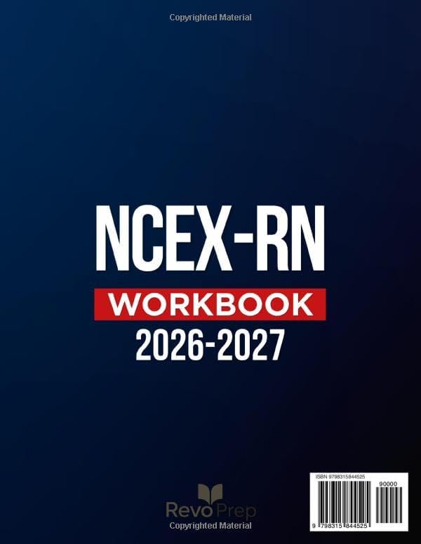 NCLEX-RN WORKBOOK: The Ultimate Exam Question Bank – A Massive Collection of Full-Length Practice Tests for Comprehensive Readiness. All Printed, No Online Hassle, No Fluff – Just Practice! by Revo Prep