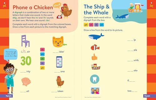 Brain Quest Phonics Workbook: Grade 2 by Workman Publishing