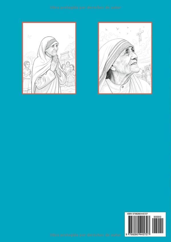 SANTA TERESA DE CALCUTA COLORING BOOK (Colorea Santos) (Spanish Edition) by José Manuel Gutiérrez Arcos
