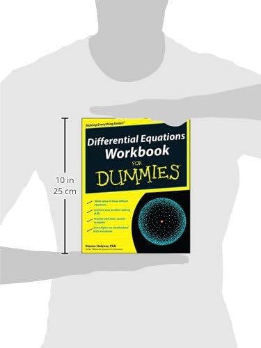 Differential Equations Workbook For Dummies (For Dummies Series) by Steven Holzner