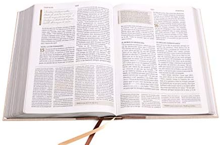 RVR 1960 Biblia de estudio Spurgeon, marrón claro, tela (Spanish Edition) by B&H Español Editorial Staff