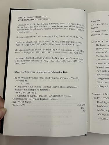 The Celebration Hymnal: Songs and Hymns for Worship: Worship Resource Edition by Tom Fettke