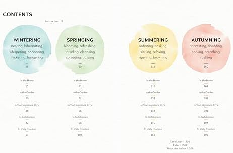 A Year of Garden-Inspired Living: Season by Season by Linda Vater