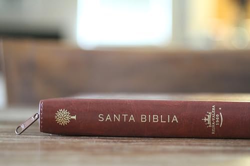 Biblia Reina Valera 1960 letra grande. Símil piel canela, cremallera, tamaño manual / Spanish Bible RVR 1960. Handy Size, Large Print, Leathersoft, Brown Zip (Spanish Edition) by Reina Valera Revisada 1960
