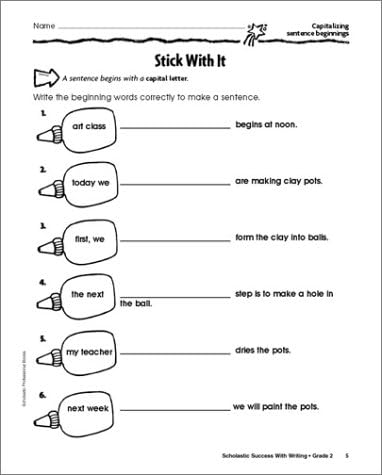 Scholastic Success With: Writing Workbook: Grade 2 by Scholastic Inc