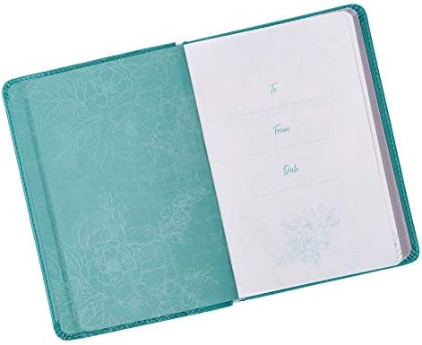 One-Minute With God For Women 365 Daily Devotions for Refreshment and Encouragement Teal Faux Leather Flexcover Gift Book Devotional w/Ribbon Marker by Ronald A Beers