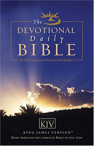 Devotional Daily Bible: Read Through the Complete Bible in One Year by KJV TRANSLATION