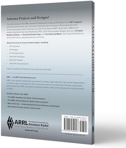ARRL Antenna Compendium Volume 9 – Proven HF and VHF designs from the pages of QST by ARRL Inc.