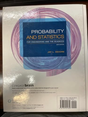 Probability and Statistics for Engineering and the Sciences by Jay Devore
