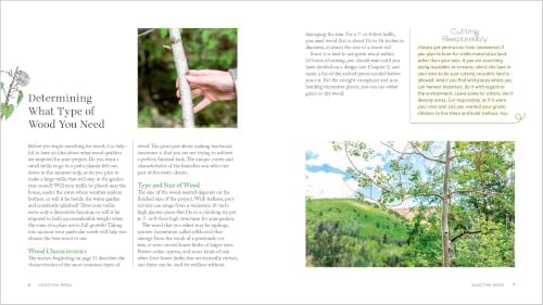Wildcrafted Garden Structures: Making Bentwood Trellises, Arbors, Gates, and Fences by Jim Long