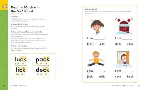 Learn to Read Activity Book: 101 Fun Phonics Lessons to Teach Your Child to Read (Phonics Makes Readers) by Hannah Braun M.Ed.