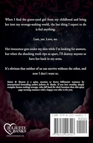Saints & Sinners - An Enemies to Lovers Billionaire Romance (Dark Alliance) by Juliette N Banks