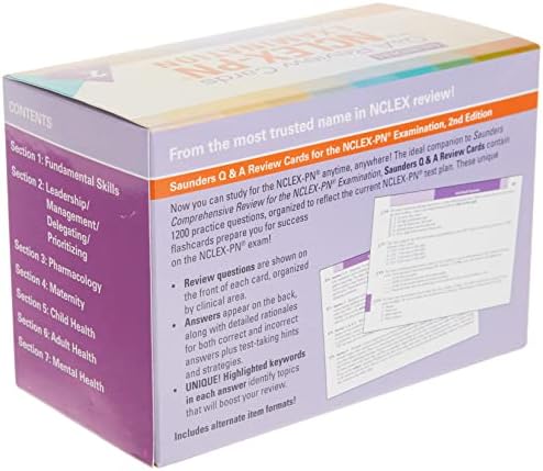 Saunders Q&A Review Cards for the NCLEX-PN Examination by Linda Anne Silvestri PhD RN ANEF FAAN