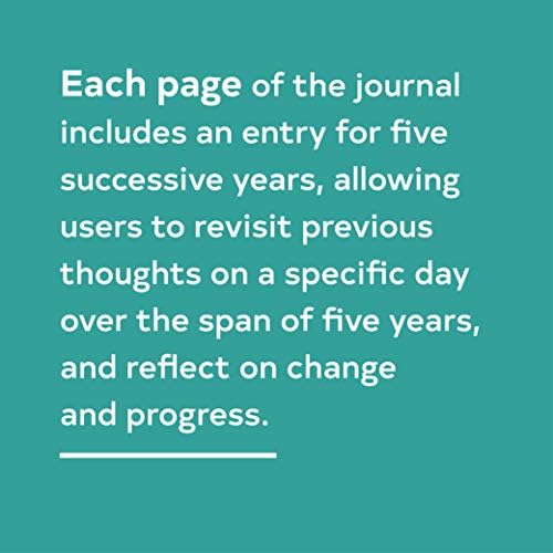 One Line A Day: A Five-Year Memory Book (5 Year Journal, Daily Journal, Yearly Journal, Memory Journal) by Chronicle Books