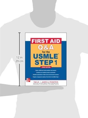First Aid Q&A for the USMLE Step 1, Third Edition (First Aid USMLE) by Tao Le