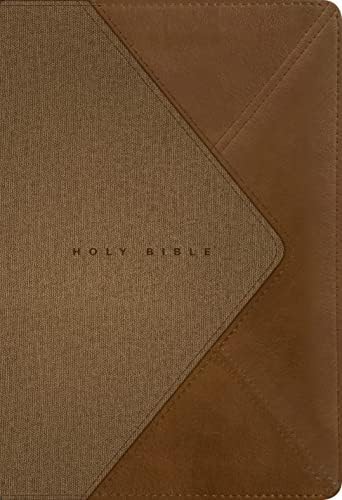 NLT Large Print Thinline Reference Zipper Bible, Filament Enabled (LeatherLike, Messenger Stone & Camel , Indexed, Red Letter) by New Living Translation