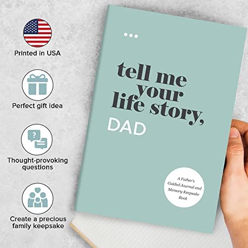 Tell Me Your Life Story, Dad: A Father’s Guided Journal and Memory Keepsake Book (Tell Me Your Life Story® Series Books) by Questions About Me