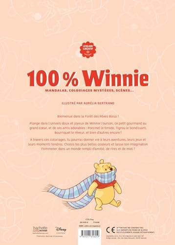100 % Winnie: Mandalas, coloriages mystères, scènes... by Aurélia Bertrand