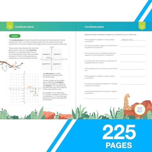 The IXL Ultimate 6th Grade Math Workbook, Activity Book for Kids Ages 11-12 Covering Geometry, Statistics, Equations, Integers, Ratio, and More Mathematics (IXL Ultimate Workbooks) by IXL Learning