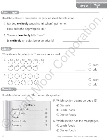 Daily Fundamentals, Grade 2 Individual Student Practice Book by Evan-Moor Corporation