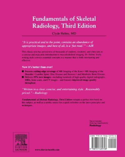 Fundamentals of Skeletal Radiology by Clyde A. Helms