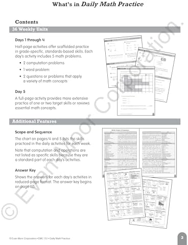 Evan-Moor Daily Math Practice, Grade 2 by Evan-Moor