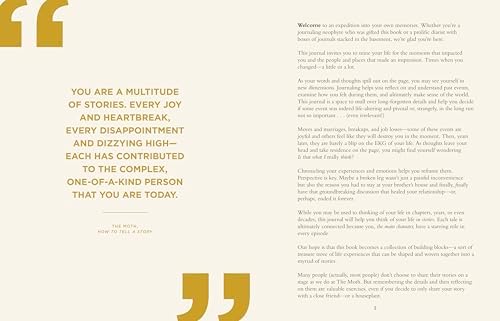 My Life in Stories: A Guided Journal from The Moth by The Moth
