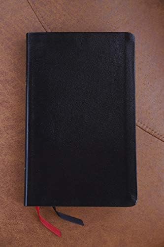 NIV, Thinline Bible, Bonded Leather, Black, Red Letter, Comfort Print by Zondervan