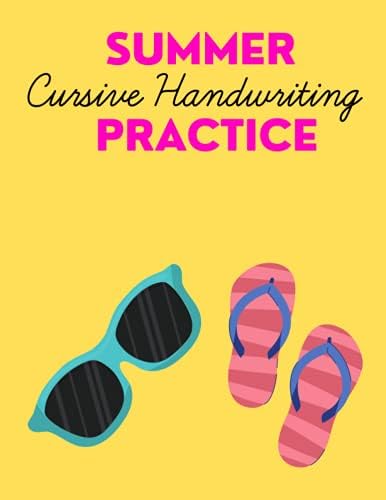 Summer Cursive Handwriting Workbook by CST Creates