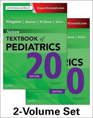 Nelson Textbook of Pediatrics, 2-Volume Set by Robert Kliegman MD