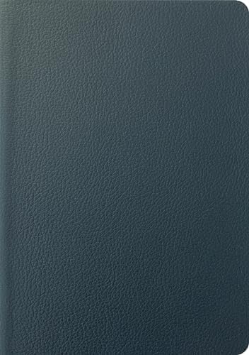 NLT Life Application Study Bible, Third Edition, Large Print (Genuine Leather, Navy Blue, Indexed, Red Letter) by New Living Translation