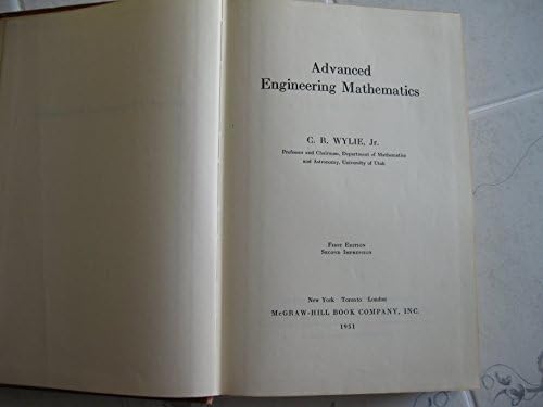 Advanced Engineering Mathematics by Wylie