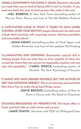 Situated: Find the People and Places That Bring Out Your Best by Angela Duckworth