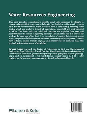 Water Resources Engineering by Sawyer Lopez