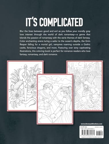 Morally Gray: A Dark Romantasy Coloring Book: Fantasy and Dark Romance Art for Teens and Adults by Ana Bidault