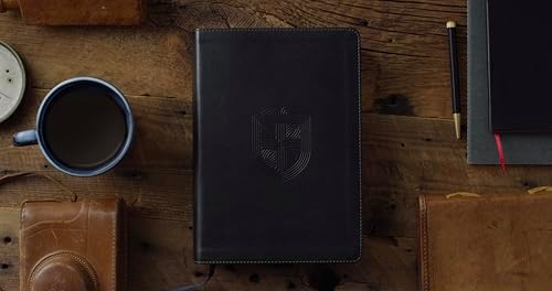 ESV Men's Study Bible (TruTone, Charcoal, Shield Design): Holy Bible, English Standard Version by ESV Bibles