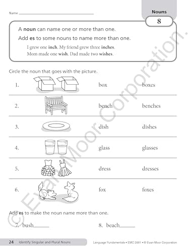 Language Fundamentals, Grade 1 by Evan-Moor Educational Publishers