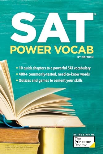 SAT Power Vocab, 3rd Edition: A Complete Guide to Vocabulary Skills and Strategies for the SAT (College Test Preparation) by The Princeton Review