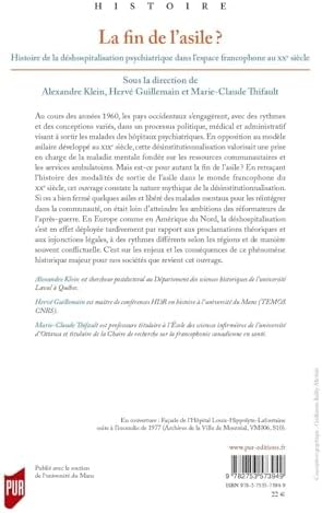 Fin de l'asile ?: Histoire de la déshospitalisation psychiatrique dans l'espace francophone au XXe siècle by Alexandre Klein