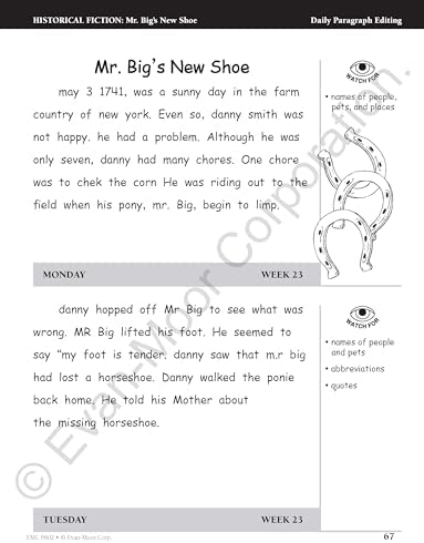 Evan-Moor Daily Paragraph Editing, Grade 2 Student Book by Evan Moor