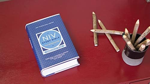 NIV Study Bible, Fully Revised Edition (Study Deeply. Believe Wholeheartedly.), Personal Size, Hardcover, Red Letter, Comfort Print by Zondervan